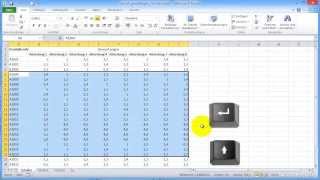 Excel 2010 Aufbau Part 9 Größere Tabellenbereiche Markieren