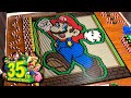 Super Mario Bros. 35th Anniversary IN 1 MILLION DOMINOES!