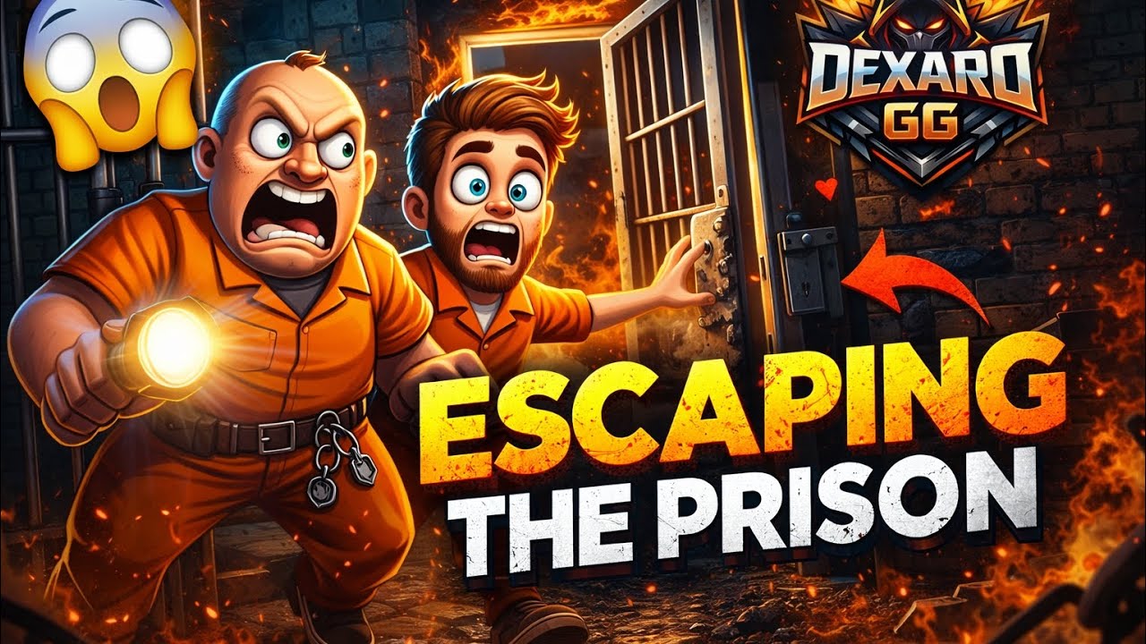 Escaping the Prison With Barry! 😱 | Crazy Prison Break Challenge