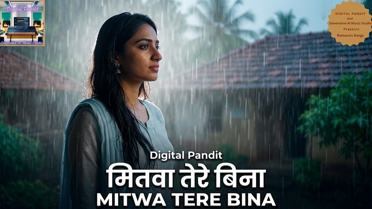 Mitwa Tere Bina ( मितवा तेरे बिना ) - Digital Pandit | New Hindi Sad Love Song 2026 | AI Music
