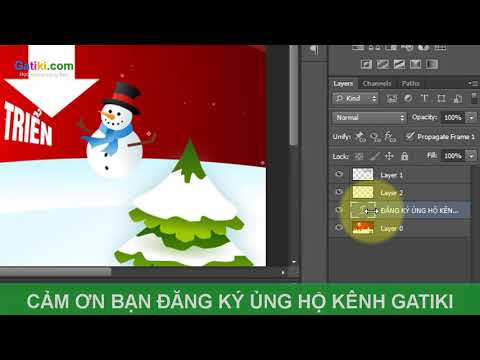 HƯỚNG DẪN TẠO ẢNH ĐỘNG, LÀM ẢNH GIF BẰNG PHOTOSHOP CS6