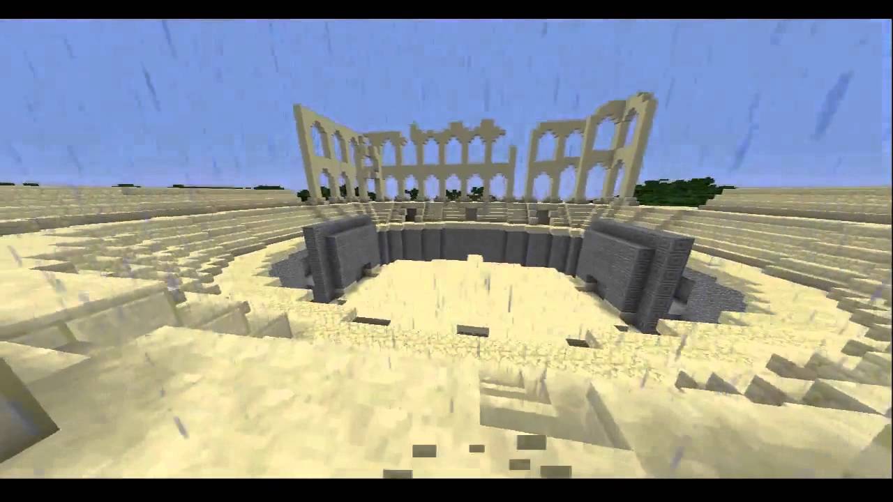 Minecraft Pvp専用ステージ 闘技場作ってみた Youtube