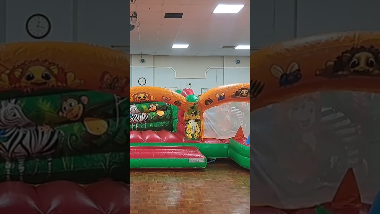 Jungle Bouncy Castle with sound effects 