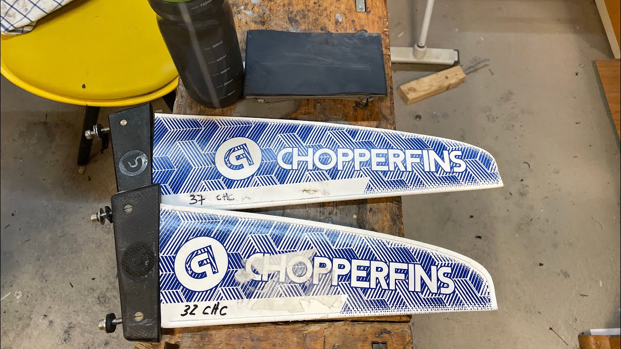 The road to IFCA windsurf world championship 2024 4 Fixing a broken fin and gaining weight