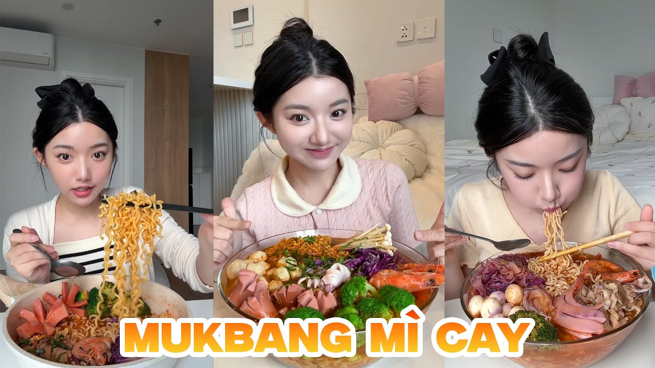 MUKBANG Mì Cay Cấp Độ Cao Nhất 🔥🌶️ Cay Đến Chảy Nước Mắt!