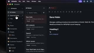 Grimoire - Local first markdown notes app screenshot 2