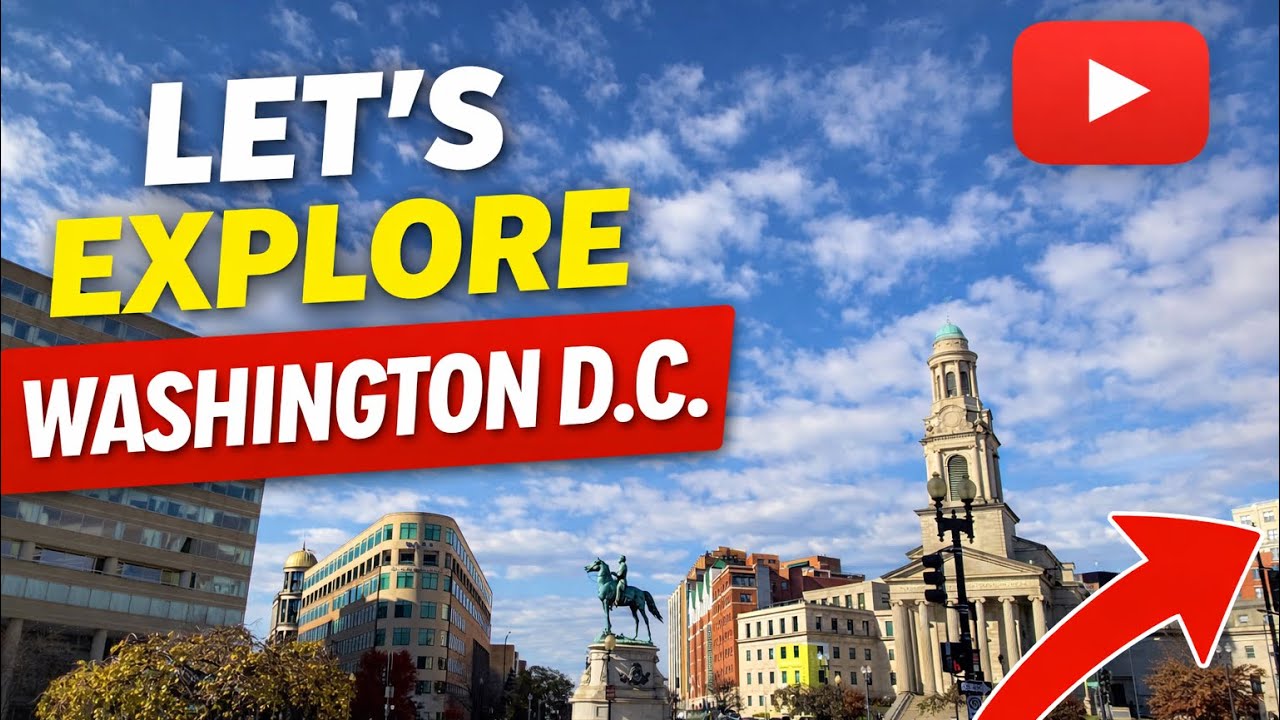 Let’s Calm Down in Washington D.C. 🇺🇸 | Aesthetic City Walk (Visual Escape)