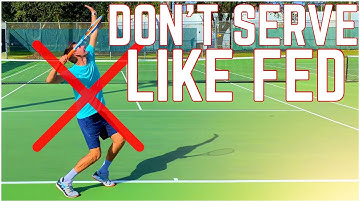 Federer Serve Problems at the Recreational Level