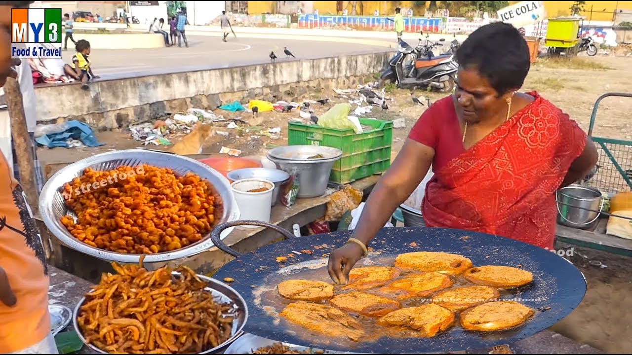 Sea Side Street Food - Fish Fry On Tawa - Street Food | STREET FOOD