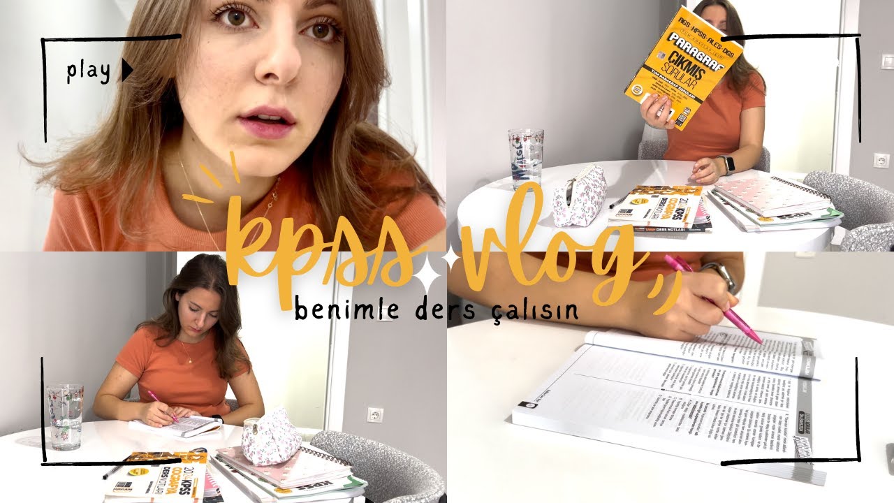 Benimle ders çalışın |Kpss 2026| Ders Çalışma Vlog