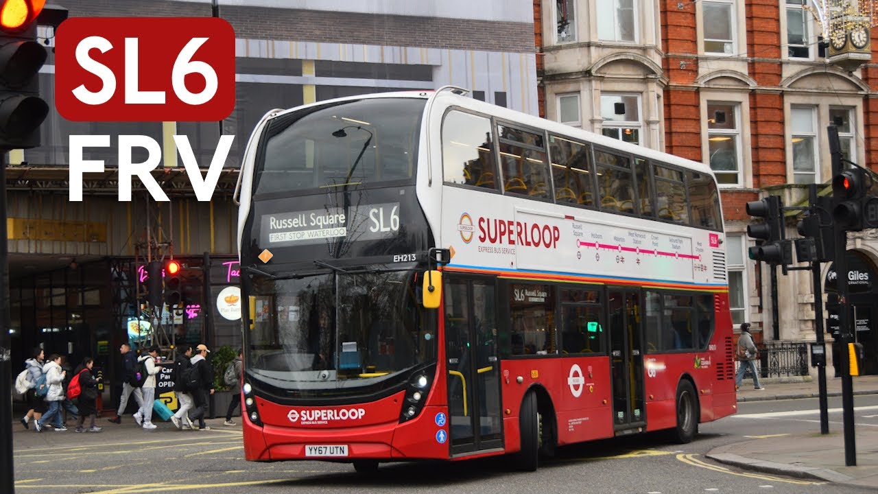 [FRV] Route SL6: West Croydon - Russell Square | EH218, YX18KPG