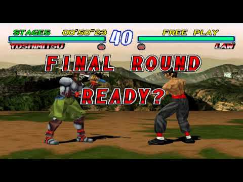 Tekken 2 - Yoshimitsu Arcade Playthrough