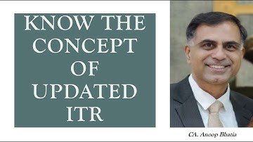 What is ITR-U ? | Know the Concept of Updated Return | CA Anoop Bhatia