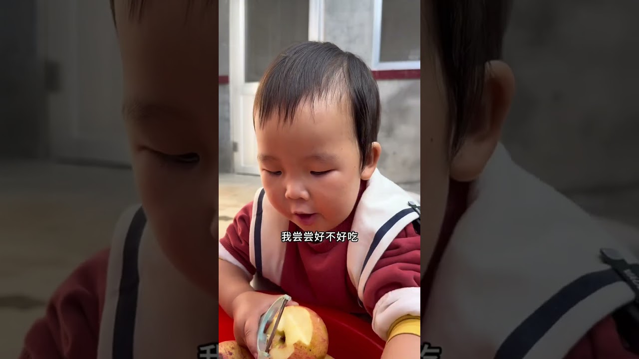 生活可能不会每天都称心如意，就像爸爸今天买的坏苹果，那我们就把它做成苹果干吧#记录我的农村生活 #平淡治愈的乡村生活 #人间烟火最抚人心 @DOU+上热门 @DOU+小助手