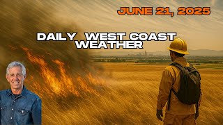 🔥 Red Flag Warnings Across California Today – Windy & High Fire Danger! 🌬️ #CAwx #FireWeather