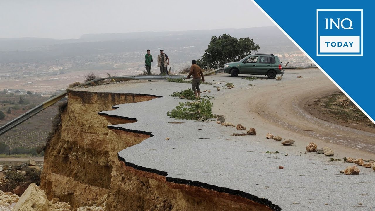 Libya floods wipe out quarter of city, thousands dead | INQToday - YouTube