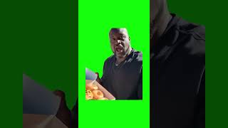 Shaq With Donuts Jack-O-Lantern Huwhaha Green Screen