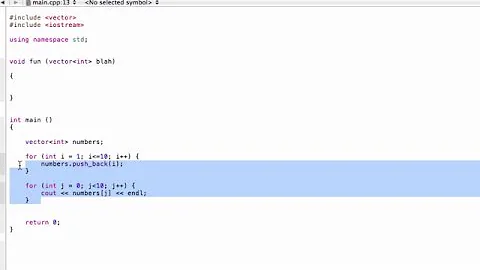 Passing vectors into functions by value and by reference (C++ programming tutorial)