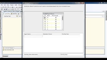 ETL SSIS  UNPIVOT TRANSFORM