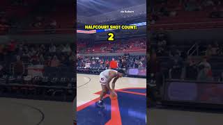 Auburn nailed four halfcourt shots in a row 🤯 #shorts