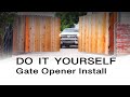 Automatic Swing Gate Opener Installation