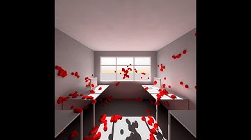 Radiance renderings and eye tracking in Virtual Reality