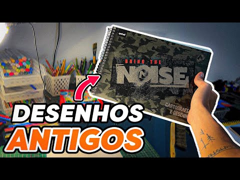 5 ANOS! MOSTREI o meu CADERNO DE DESENHOS da INFÂNCIA!