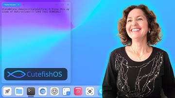 Mum Tries Out CutefishOS Beta 0.8 - Debian Based (2022)