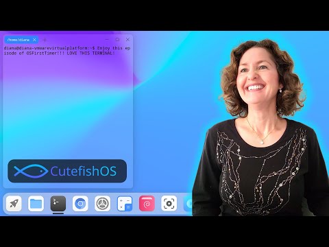 Mum Tries Out CutefishOS Beta 0.8 - Debian Based (2022)
