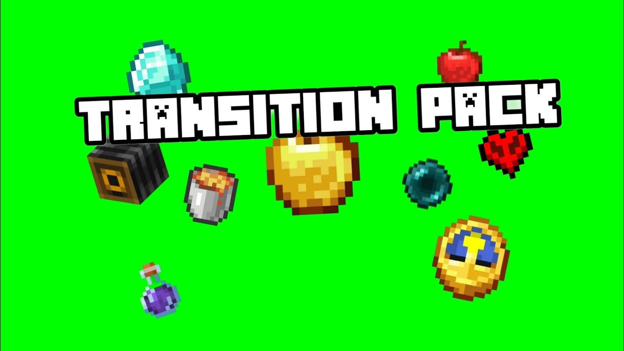 🚀 Top 12 Minecraft Green Screen Transitions 2025 | Free Download!