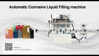 Automatic Lqiuid Filling MachineCorrosive Liquid Filling machine