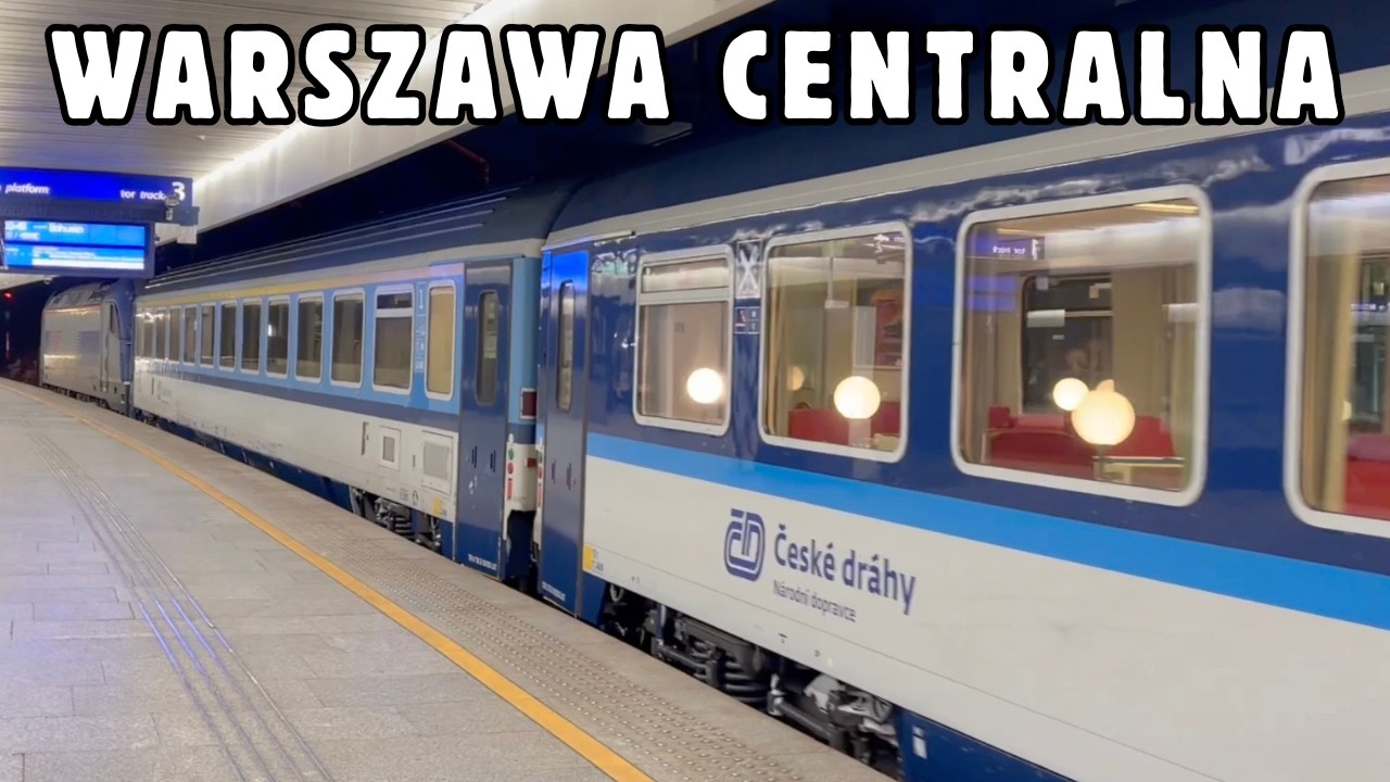 Niedzielne pociągi Warszawa Centralna - ostatni atak zimy