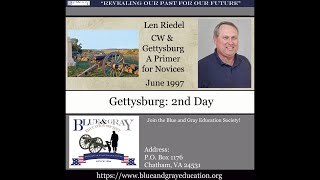BGES Seminars-Civil War and Gettysburg: A Primer for Novices-Len Riedel