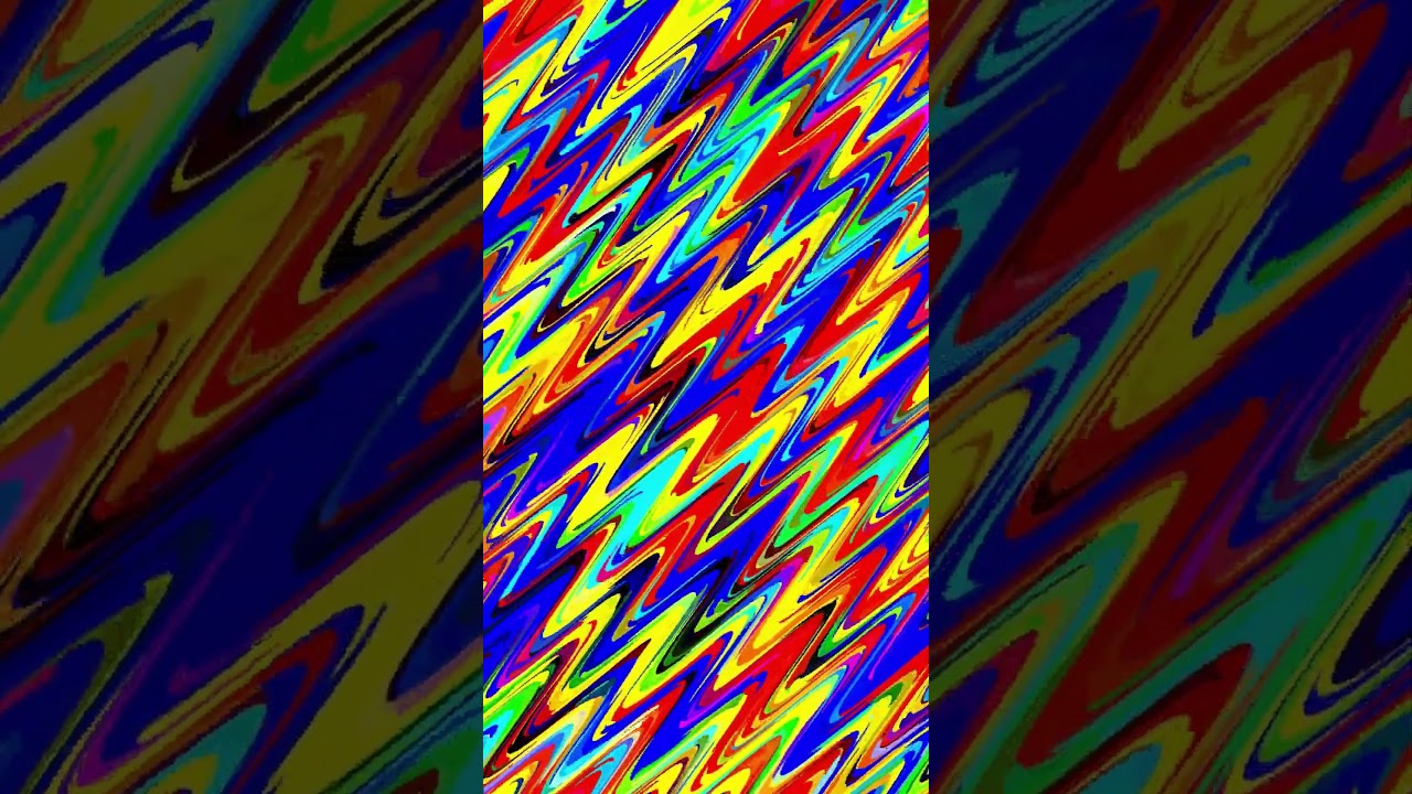 Vibrant Abstract Fractal Line Art Animation: Inspiring Color Blend Inspiration for Artists 