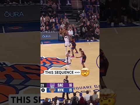 yes. 🙂↕️ #nyknicks #nba #oganunoby #mikalbridges #dunk