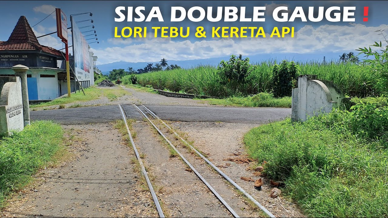 Sisa Jalur Double Gauge yang masih lengkap relnya antara PG Semboro - Stasiun Tanggul❗️