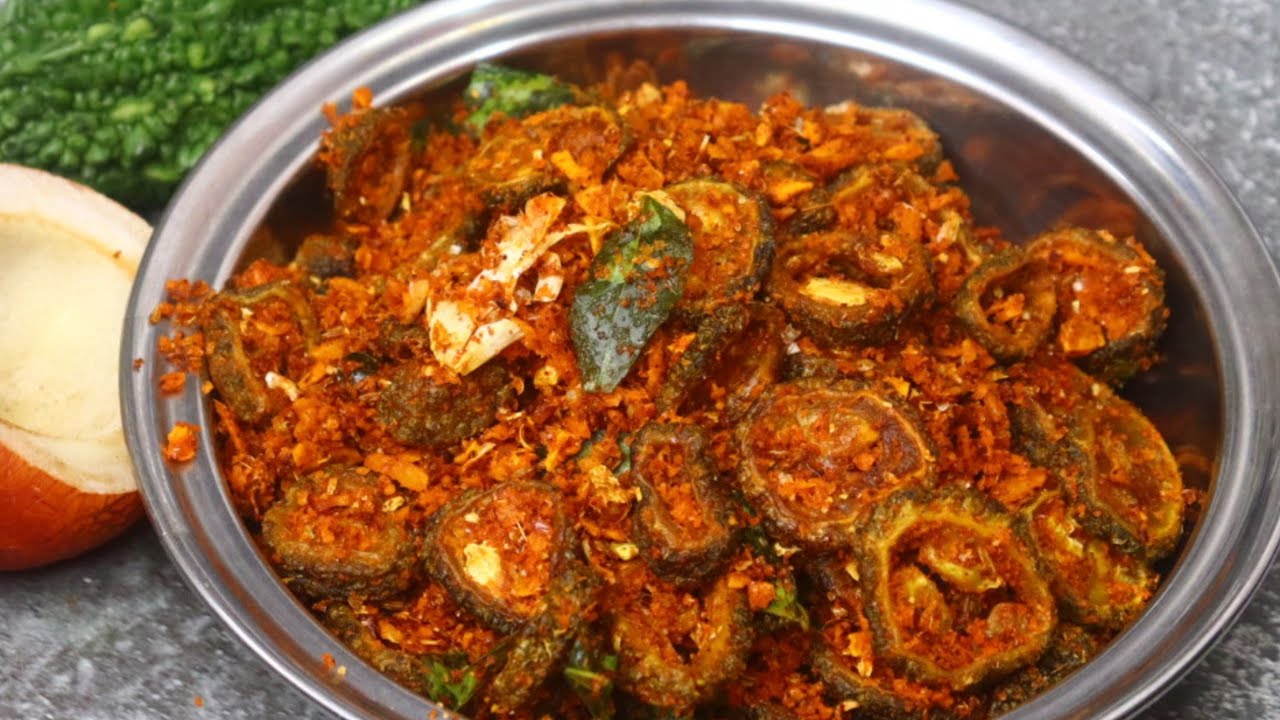 నోటికి కమ్మగా రుచిగా ఉండే కాకరకాయ కొబ్బరి కారం వారం రోజులు నిలవ ఉంటుంది|Kakarakaya Kobbari Karam|