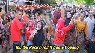 Kehadiran ibu rock n roll bikin suasana makin heboh bareng pasukan irama dopang