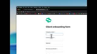 Automation Showcase: Client Onboarding for a Marketing Agency