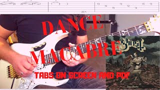 Dance Macabre solo by Ghost | Cover and lesson with tabs