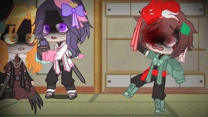 Eu peguei emprestada Meme (Adopted au/My au) ft.Muzan, Tanjiro e kokushibo  demon Slayer, kny 