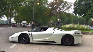 Ferrari FXX Enzo & Maserati MC12 Corsa LOUD Accelerations Revs Startup @F14BigAl
