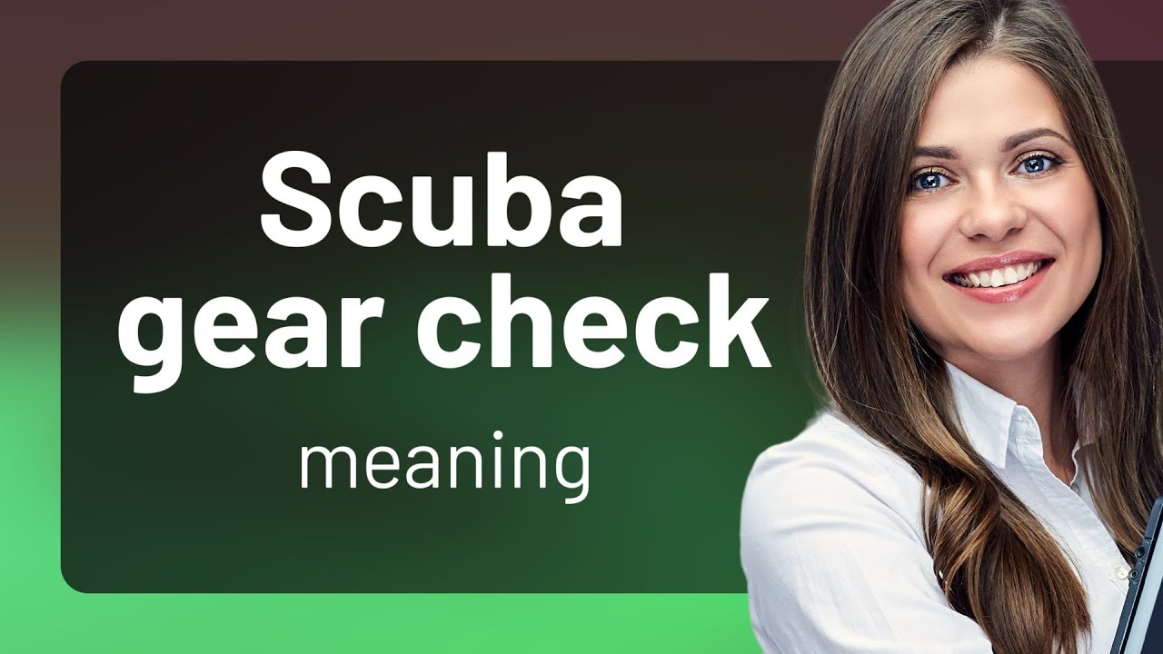 Understanding "Scuba Gear Check" A Deep Dive Into Safety YouTube
