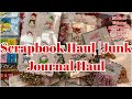 HUGE SCRAPBOOK HAUL | JUNK JOURNAL SUPPLIES HAUL | MICHAELS | WALMART | HOBBY LOBBY | MCDONALD'S