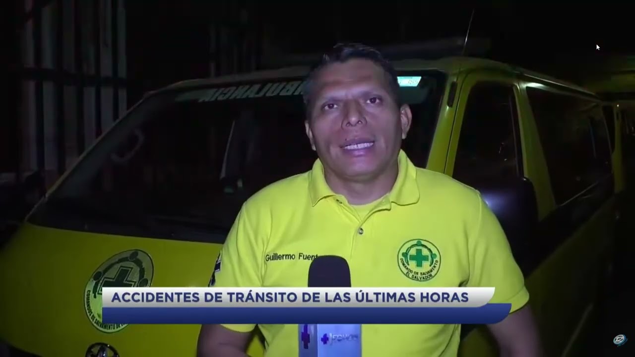Accidentes nocturnos dejan lesionados y daños en la capital. Noticiero Hechos