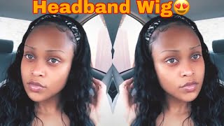 My NEW Headband Wig ?! ft. Julia Hair