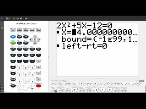 Video: TI-83 oder 84 Einführung in die Programmerstellung: 5 Schritte Video: TI-83 oder 84 Einführung in die Programmerstellung: 5 Schritte