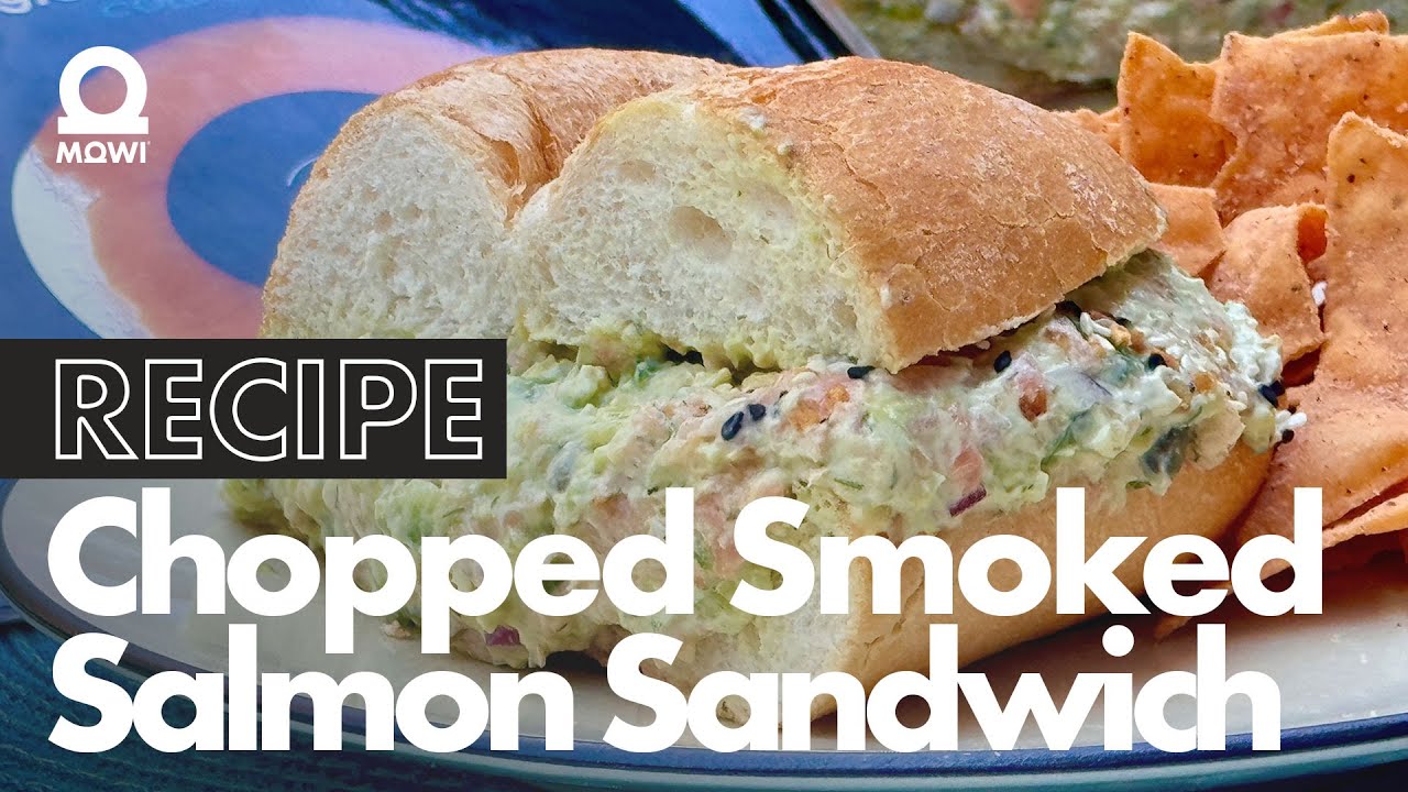 Chopped Smoked Salmon Sandwich