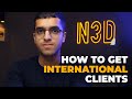 How to get international clients as a 3d artist