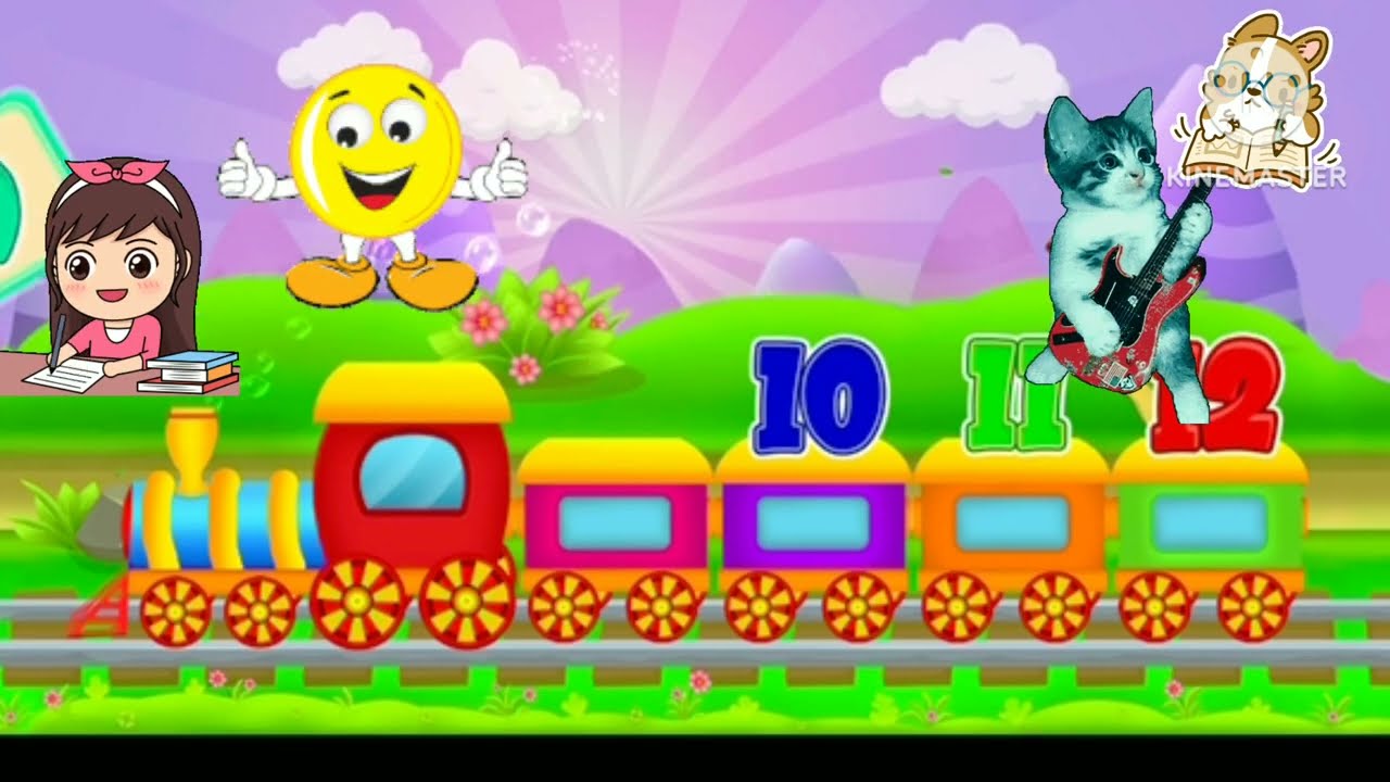 Number Train for kids Number Train 1 to 20 Learning train for
